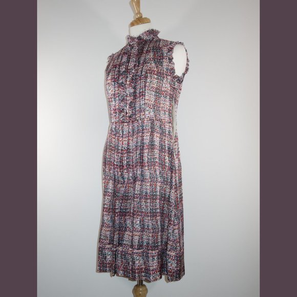 Carolina Herrera Sleeveless Silk Dress - Size M - Picture 2 of 15